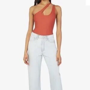 We Wore What Asymmetrical Bodysuit